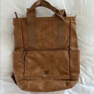 Adidas Originals Tote 3 Faux-Suede Backpack